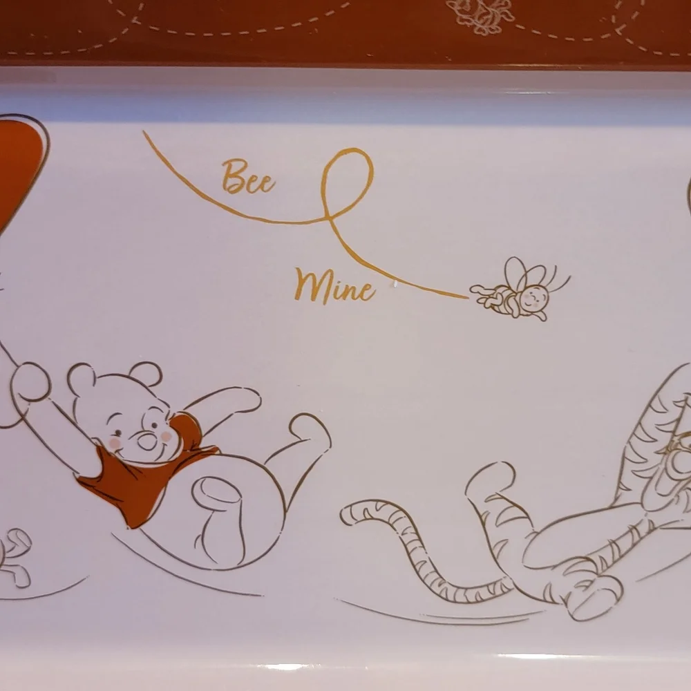 Disney Winnie the Pooh Be Mine New Serving Dinnerware Tray 14x7‎